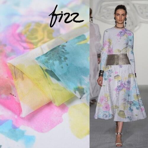 Box Painted Rose Printing Dyeing Natural Fabric Chiffon Dress Silk Scarf Wide Perspective
