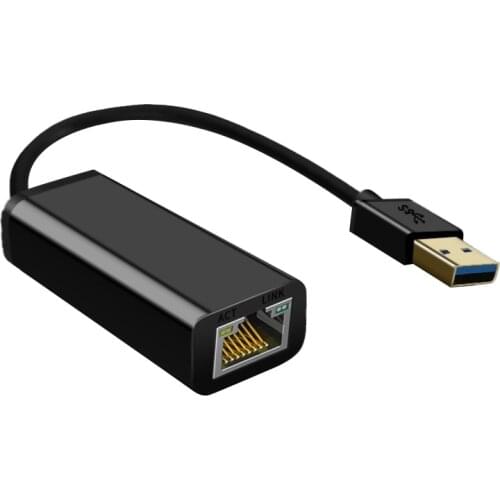 USB 3.0 Gigabit Ethernet Lan Card RJ45 Adapter 10/100/1000 Mbps Ethernet Converter Realtek RTL8153 For Laptop PC Win8 10