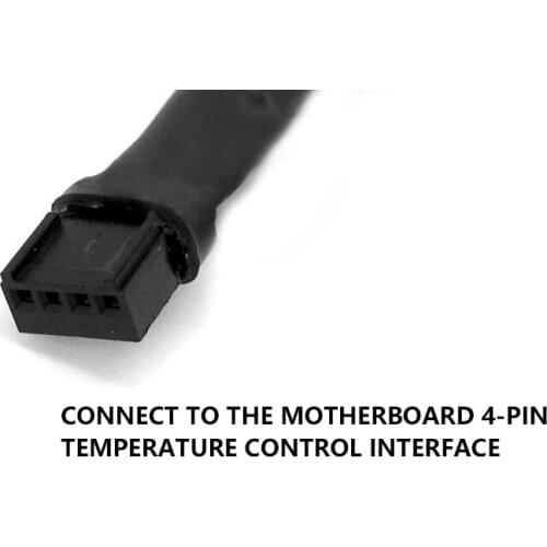 Motherboard Fan 4PIN One-Point Three-Wire Computer Fan Cable PWM Cooling Fan Cable