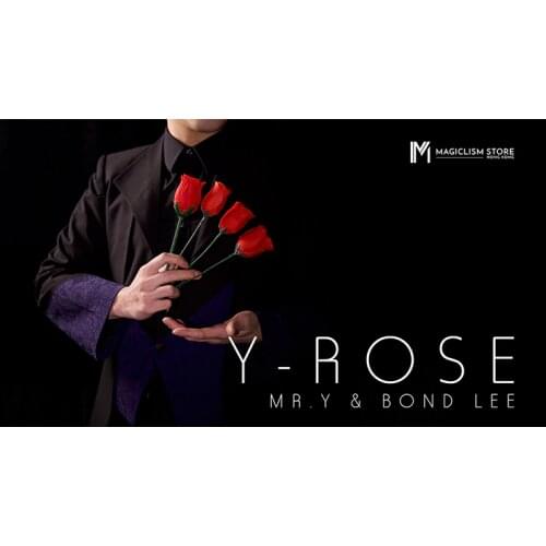 Y-Rose by Mr. Y & Bond Lee,One rose change to four roses,Fire Magie,Illusions,Close Up Magic tricks magic props