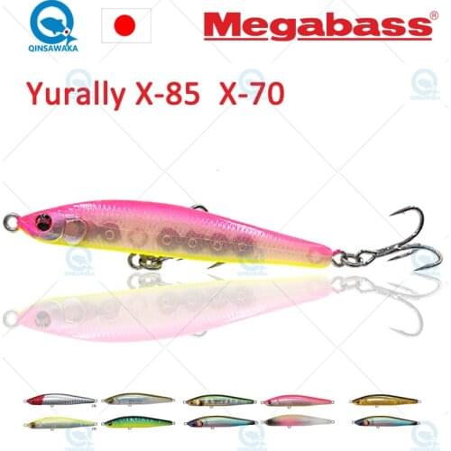 JAPAN Megabass Fishing Lure X85 Sinking Pencil Long Distance Throw Saltwater Sea Tackle Mobile Inline Design Magnetic Gravity