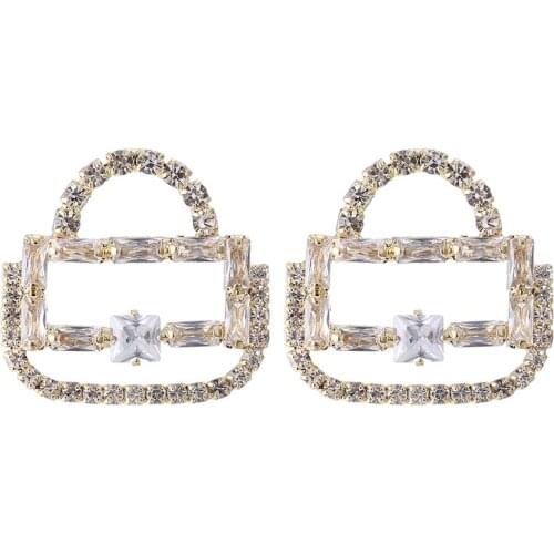 ONYSS 2021 Trend Earrings For Women Fashion 3A Zircon and CZ Rhinestone Top Luxury Star Shape Stud Earrings