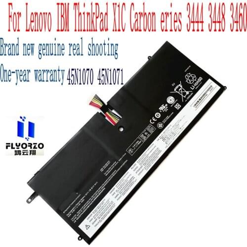 100% Brand new High Quality 46WH/3110mAh 45N1070 45N1071 battery For Lenovo IBM ThinkPad X1C Carbon eries 3444 3448 3460 Laptop