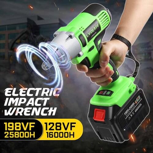 128V 198V Cordless Lithium 1 Battery Drills Wrench Screwdriver Rechargeable Electric Drill Tool for Scaffolder Carpenter Repairm
