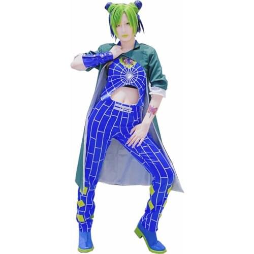 Anime JoJos Bizarre Adventure Cosplay Jolyne Cujoh Kujo Costume full set custom made 11