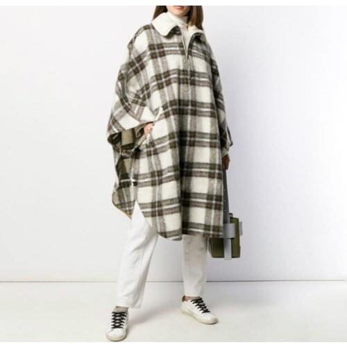 AYUALIN Women's Plaid Coats