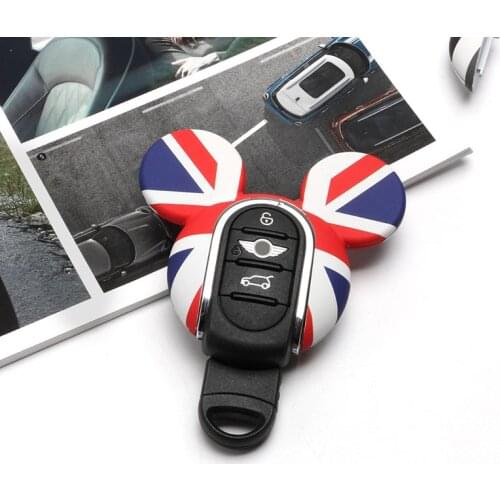 Car Styling Key Case Cover Keychain Key Protector Decoration For BMW Mini Cooper S JCW One D F54 F55 F56 F57 F60 Car Accessories