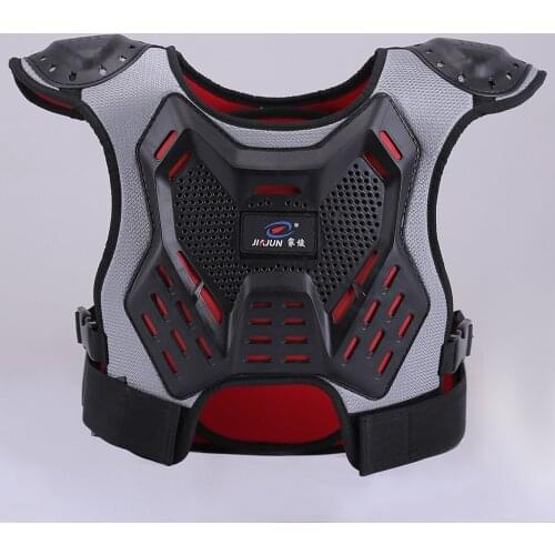Childrens body protector pad clothing motorcycle riding guard cross-country chest protective gear