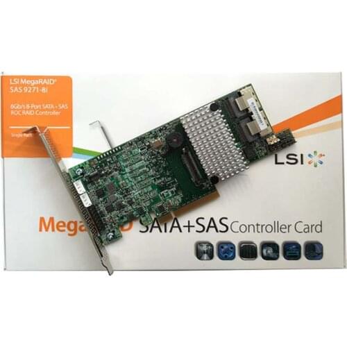 Eastforfuy LSI MegaRAID SAS 9271-8i LSI00330 8-Port Int 6Gbps SATA / SAS Raid 1GB cache controller card