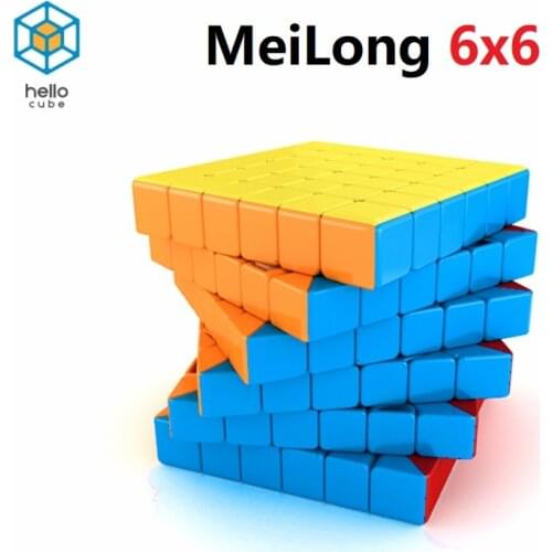 HelloCube MoYu meilong 6x6x6 Magic Cube MofangJiaoshi MF6 6x6 Speed Cube Toy Puzzle 68mm Magico cubo Educational Toys