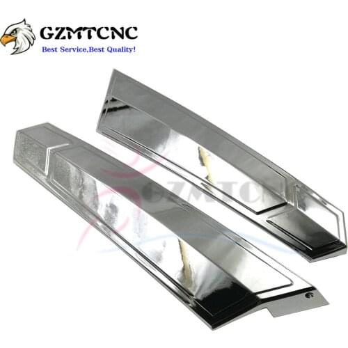 Chrome/Black For Victory Hard-Ball 2012 2013 Cross Roads Cross Country Tour Models 2010-2017 11 14 15 16 Saddlebag Hinge Covers