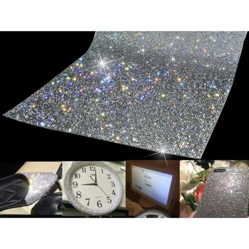 Sheet Self Adhesive DIAMANTE Stick On Rhinestone GEMS Wedding CRAFT 40*24CM DIY