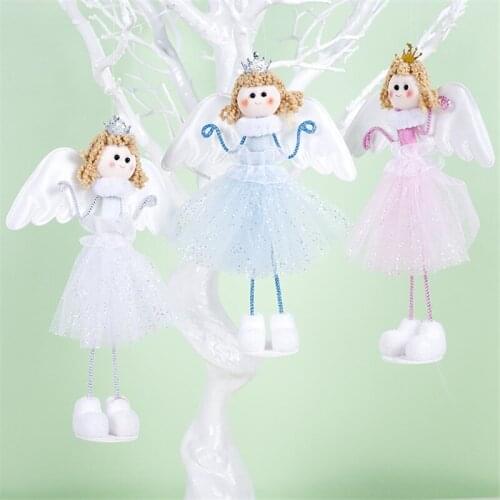 Cute Angel Doll Ornaments Christmas Angel Doll Children Toy Christmas Girl Gift Table Decoration