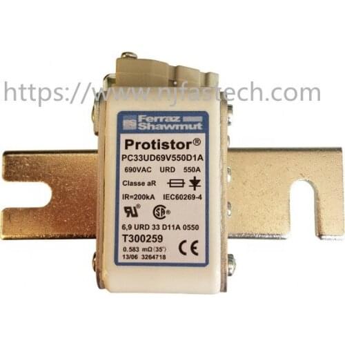 New original 550A 690V PC33UD69V550D1A Ferraz shawmut fuse prices power fuse hrc fuse link