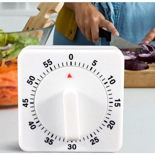 New 60 Minutes Kitchen Mechanical Timer Digital Count Down Alarm Reminder Tool Gadgets Temporizador Clock Home Multifunctional