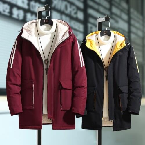 Plus Size 10XL 9XL Fleece Parka Coat Mens 2020 Winter Thick Hooded Cotton Outwear Men Fashion Jacket Male Casual Brand Clothing