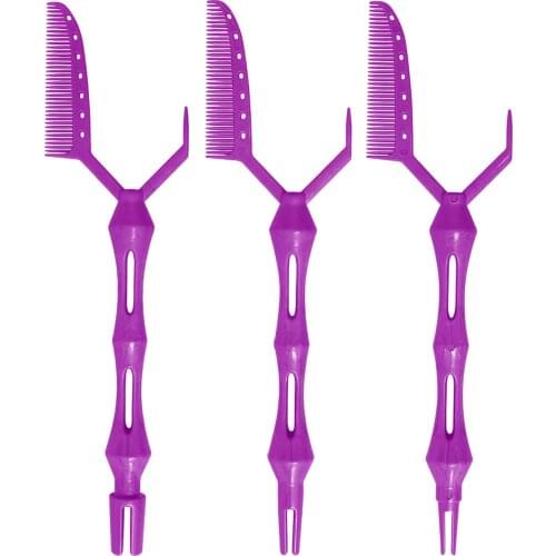 1 Set Professional Baber Hair Dyeing Positioning Perm Comb Curl Brush Tools