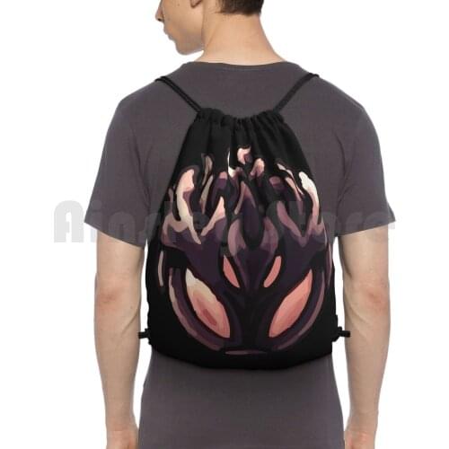 Fury Of The Fallen-Hollow Knight Backpack Drawstring Bag Riding Climbing Gym Bag Hollow Knight Heckler Koch Video Games