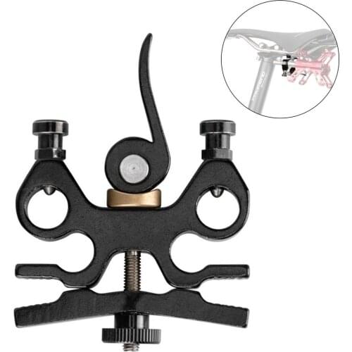 Bicycle Pedal Mount Folding Bicycle Pedal Quick Release Device Car Aluminum Alloy Quick Buckle Saddle Holder Bracket