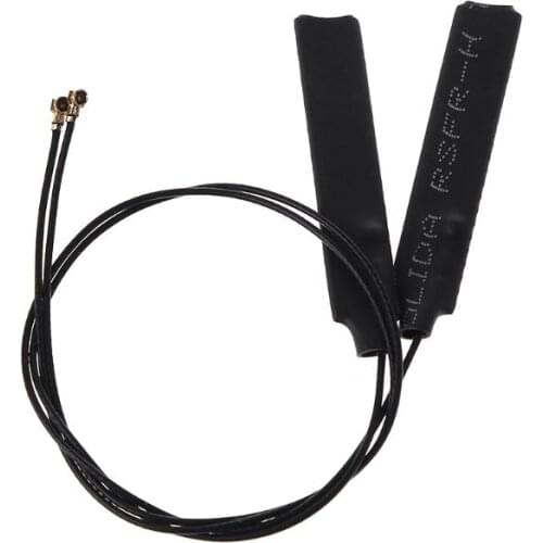 1 Pair Universal Laptop IPEX MHF4 M.2 Internal Wireless WiFi Card Antenna for ngff 8260 8265 9260 9560 Adapter Aerial X5QC