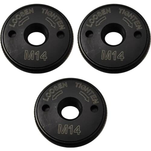 3Pcs Quick Clamping Flange/Fast Locking/Quick Release Nut M14 for All Angle Grinders