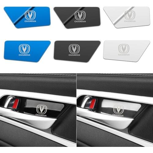 4pcs Car Styling Accessories Door Handle Wrist Bowl Trim Sticker Case For Changan CS35PLU 2019