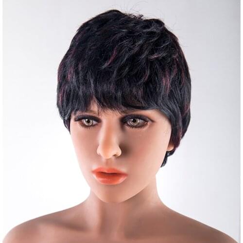 #47 Sex doll Head LoveDoll Heads With Wig Oral Sex Realistic Doll Lover Sexy Toy For Men for 130-175cm dolll body