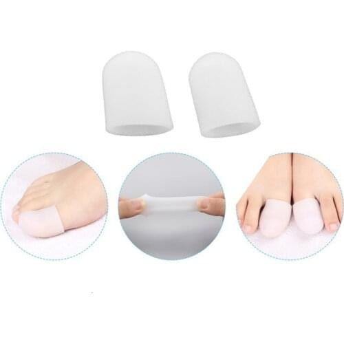 5 pairs/10 pcs Silicon Gel Big Toe Tube Foot Corns Remover Blisters Gel Bunion Toe Finger Protector Toe Cap Cover Feet Care Tool