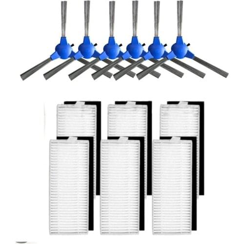 Robot Side Brush Hepa Filter for IBoto Aqua V715B Robot Vacuum Cleaner Parts Accessories Brushes Filter Replacement Kit