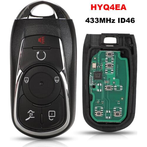 Jingyuqin 6 Buttons Remote Car Key Cover Shell Case For OPEL Astra Buick ENCORE ENVISION NEW LACROSSE Smart Key