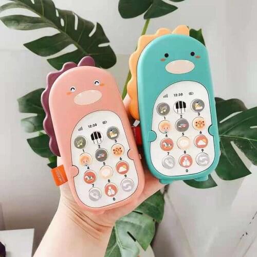 Baby Phone Toy Dinosaur Mobile Telephone Early Educational Learning Machine Kids Gifts Telephone Music Sound Electronic Baby Toy