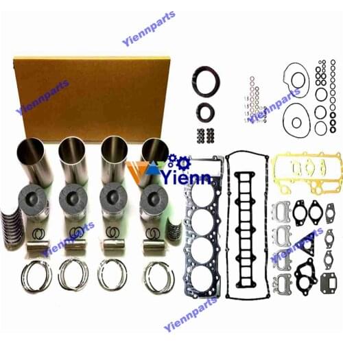 For Mitsubishi 4M41 Overhaul Rebuil kit with piston ring set gasket kit Pajero KH-V78 V68 diesel engine repair parts