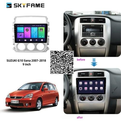 SKYFAME 4+64G Car Radio Stereo For Suzuki G10 Liana 2007-2013 Android Multimedia System GPS Navigation DVD Player