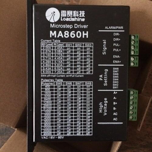 Leadshine MA860H 2.4A-7.2A Driver for NEMA34 and NEMA42 Stepper Motors