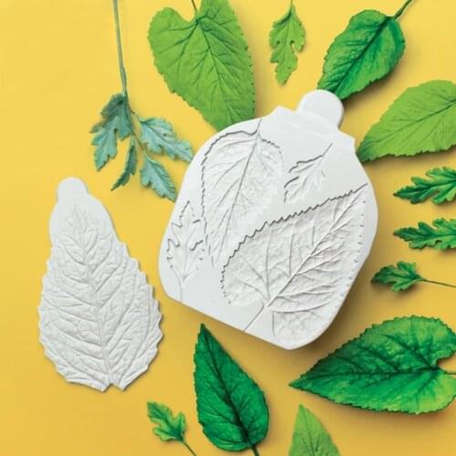 Sunflower & Daisy Leaves Mould Silicone Mold Fondant Cake Decorating Tool Gumpaste Sugarcraft Chocolate Forms Bakeware Tools