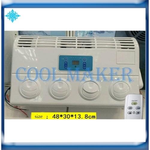 Van Excavator Tractor/Truck/Bus Universal Wall mounted Air Conditioner Evaporator Assembly Unit machine with remote control
