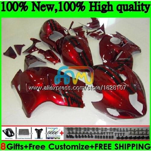 Hayabusa For SUZUKI GSX-R1300 GSXR 1300 1996 1997 1998 1999 2000 2001 48BS.113 GSXR1300 96 Glossy red 97 98 99 00 01 Fairings