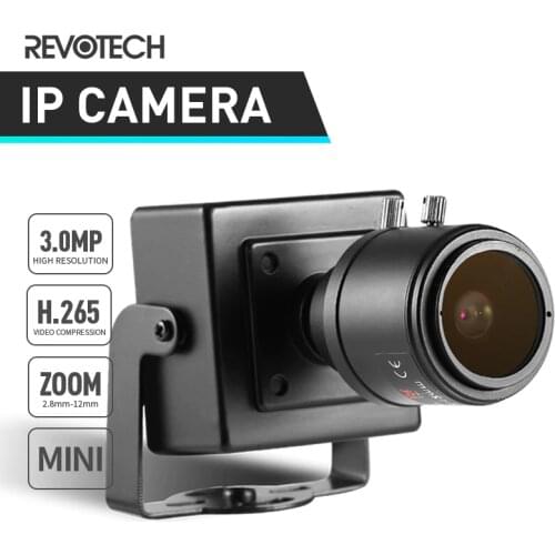 H.265 HD 3MP 2.8-12mm Manual Zoom Indoor IP Camera 1296P / 1080P Mini Security ONVIF P2P IP CCTV Cam System Video Surveillance