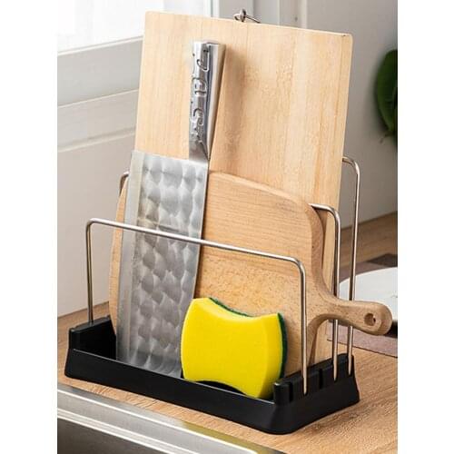 Kitchen Cookware Storage Rack Cutting Boards Bakeware Pans Serving Trays Stainless Steel Bakeware Organizer Cabinet Pantry Rack