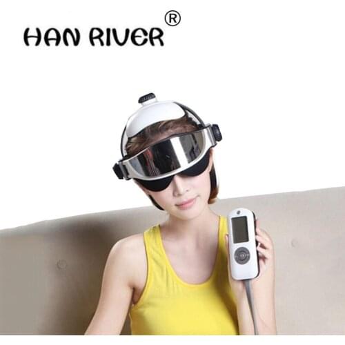HANRIVER The head massager to relieve stress, promote sleep, relaxation work, download music, intelligent pressure massage h0001