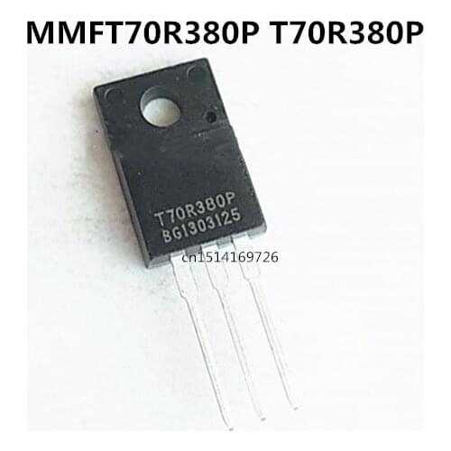 Original New / 2PCS / MMFT70R380P T70R380P TO-220F TO220F