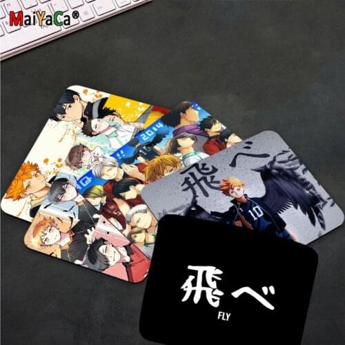 Boy Gift Pad Haikyuu Hinata attacks Anime Gamer Speed Mice Retail Small Rubber Mousepad Top Selling Wholesale Gaming Pad mouse