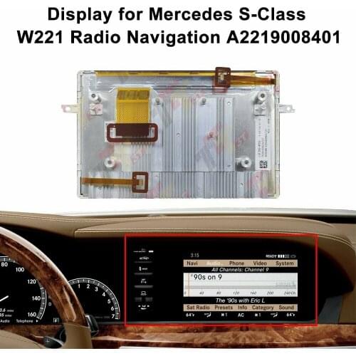 Radio Navigation LCD Display for Mercedes S-Class CL63 W221 A2219008401