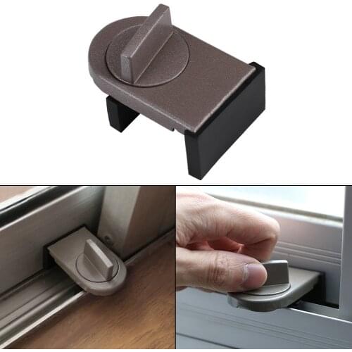 Kids Sliding Window Lock Stopper Child Safety Adjustable Security Door Infant Security Lock Stopper Wedge Window Insurance Locks