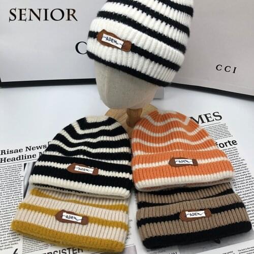 Skullies Beanies Casual Knitted Hat Men Beanie Hats For Men Women Cap Autumn Gorro Ski Warm Skull Bonnet Mens Winter Hat Cap