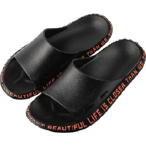 New Arrival Summer Men Slippers Beach Shoes Male Flip Flops Lightweight Fashion casual Couple Slippers Unisex Bathroom Slides