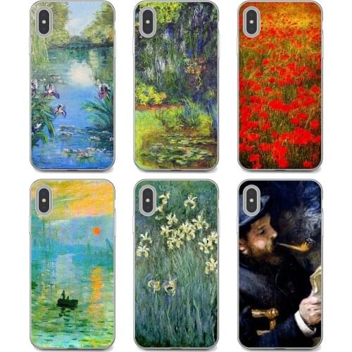 Claude-Monet-Impressionism Silicone Bag Case For Huawei Mate 20 30 40 7 8 9 10 Lite Pro P Smart 2018 2019 Plus G7 G8