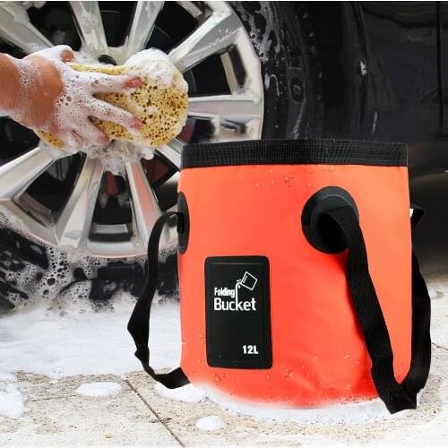 NICEYARD 12L Car Wash Bucket Bowl Sink Washing Bag Folding Bucket Portable Outdoor Travel Foldable Water Bucket