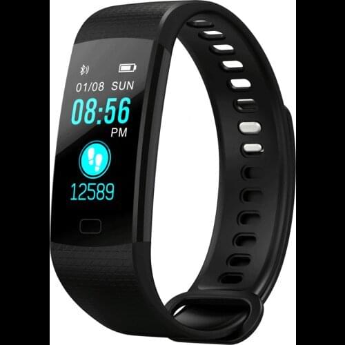 Smart Band Y5 Heart Rate Blood Pressure Monitor High Brightness Colorful Screen Smart Bracelet Wristband Notification