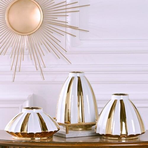 Modern simple home decorations porcelain vases Chinese vases large living roomscreative furnishings